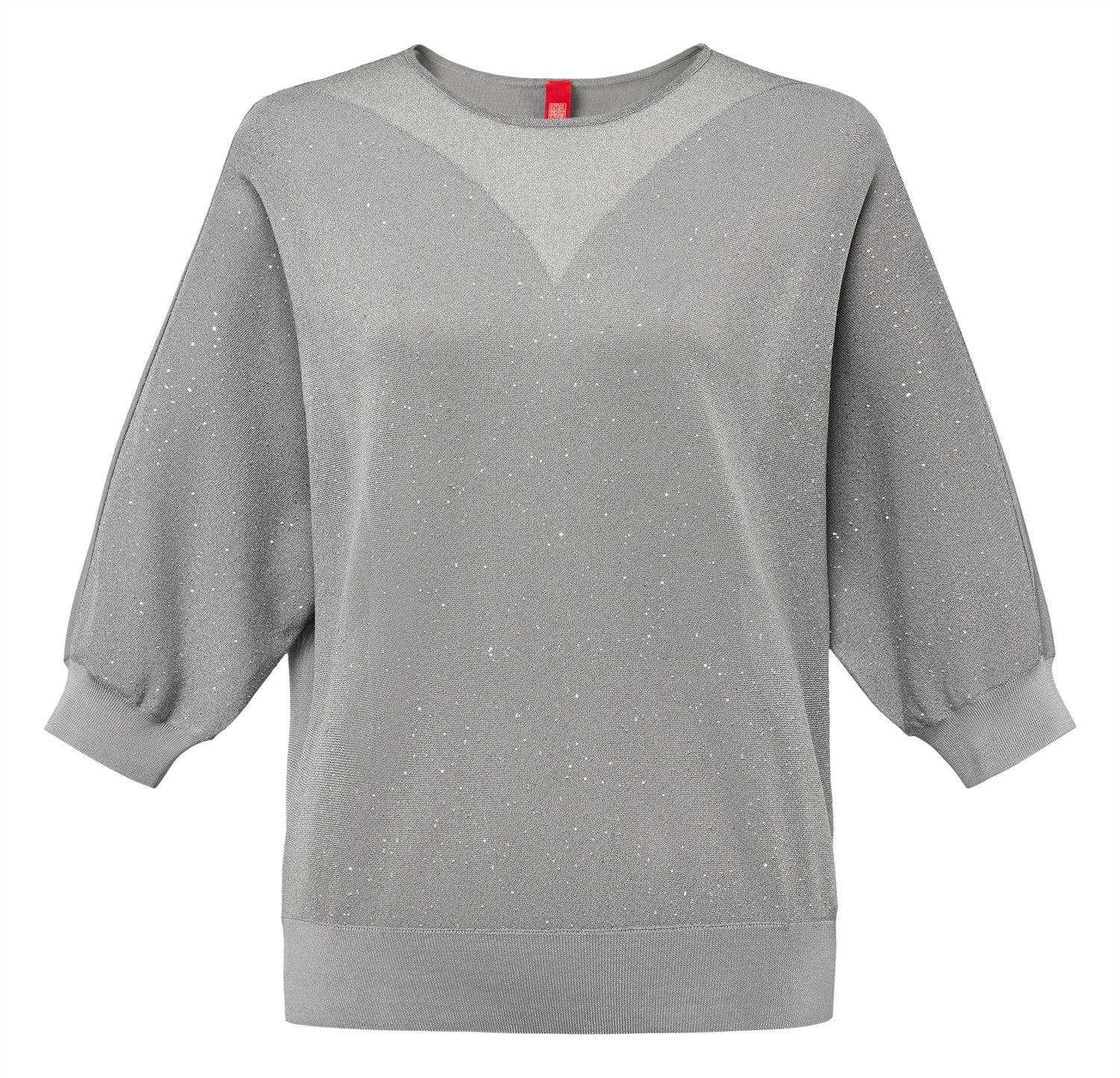 Raglan Sleeve Silhouette Starry Sky Top | Grey