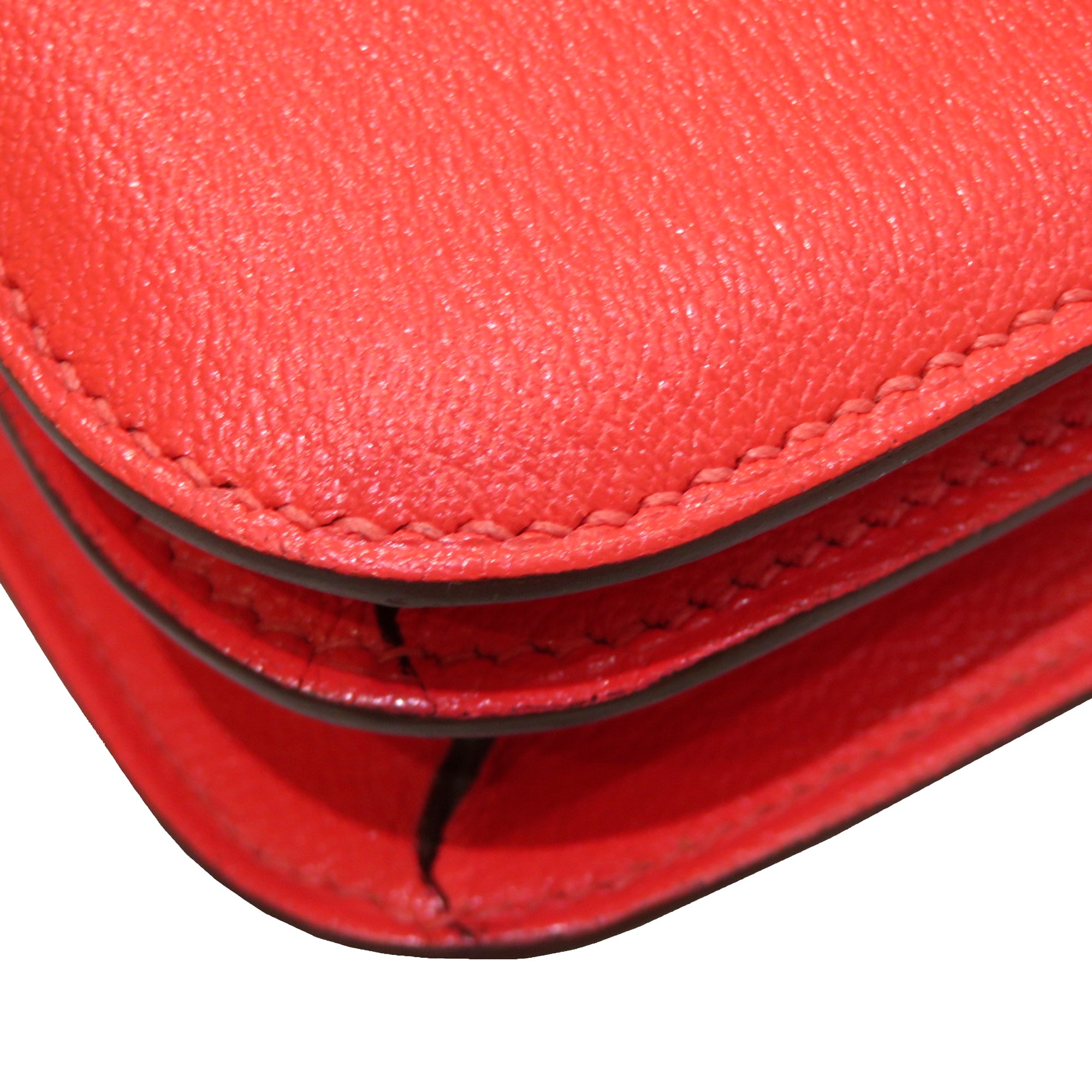Hermes | Pre-Owned Mini Epsom Constance 18 | Red