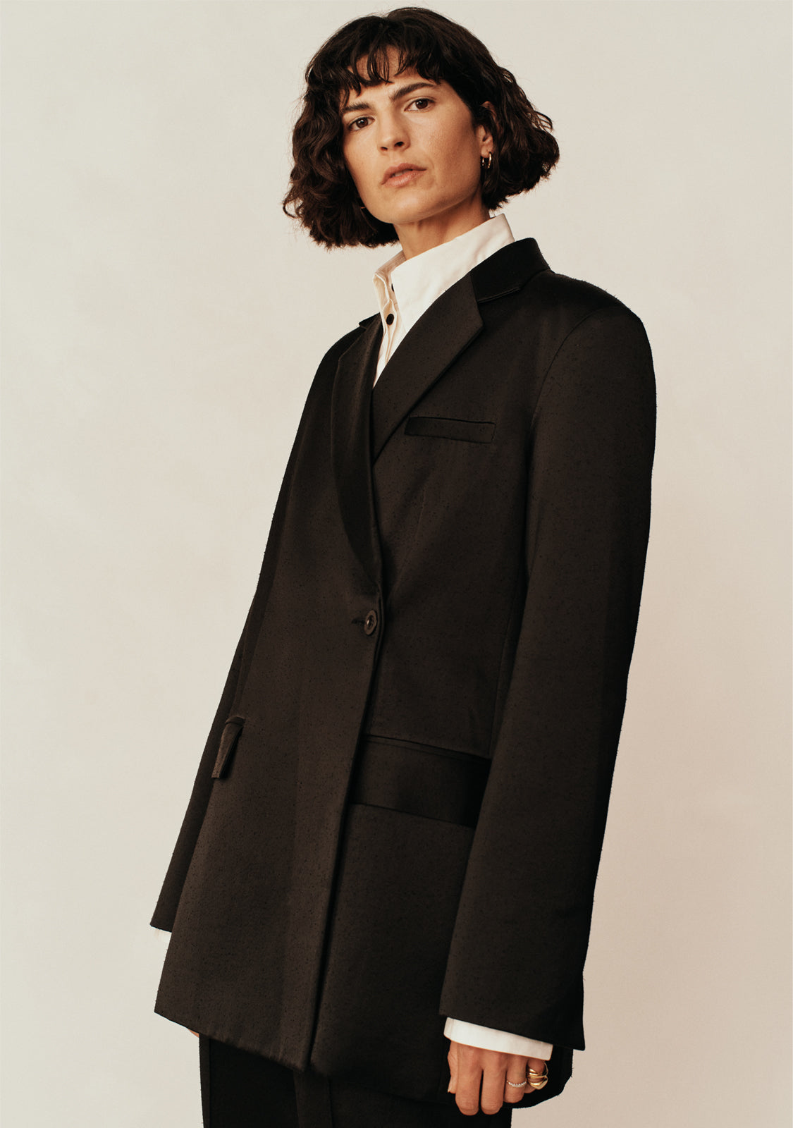 Luki Double Blazer | Black