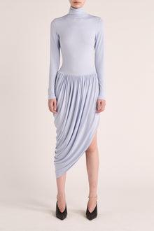 Solina Sleeved Dress | Sky