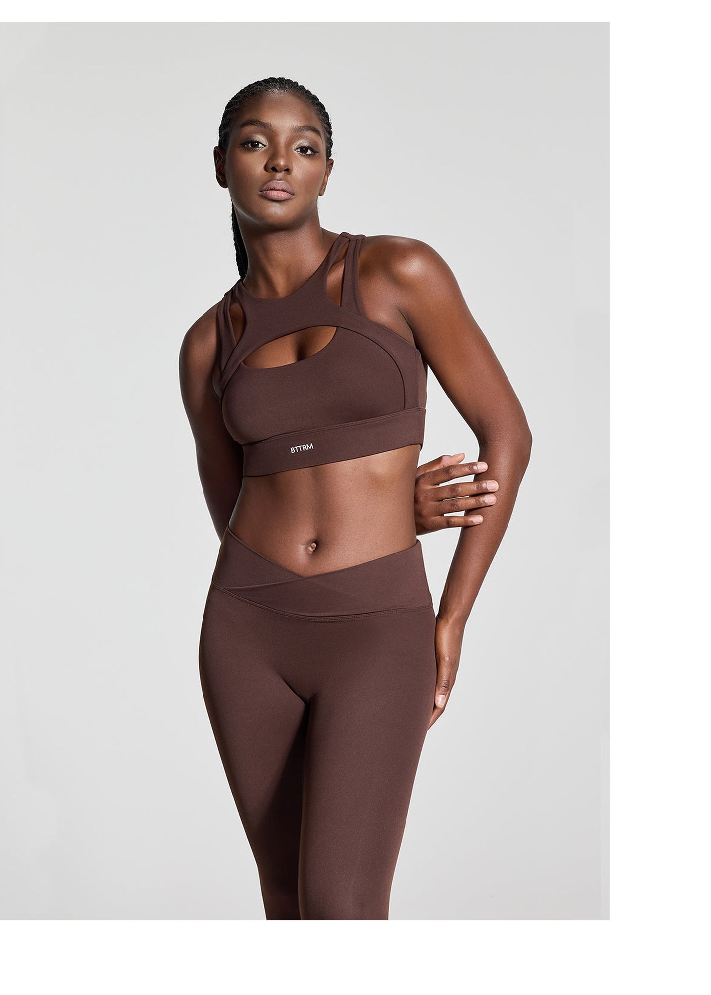 Elegance Cutout Top | Chocolate