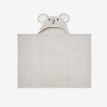 Unisex | Koala Hooded Baby Bath Wrap | Gray