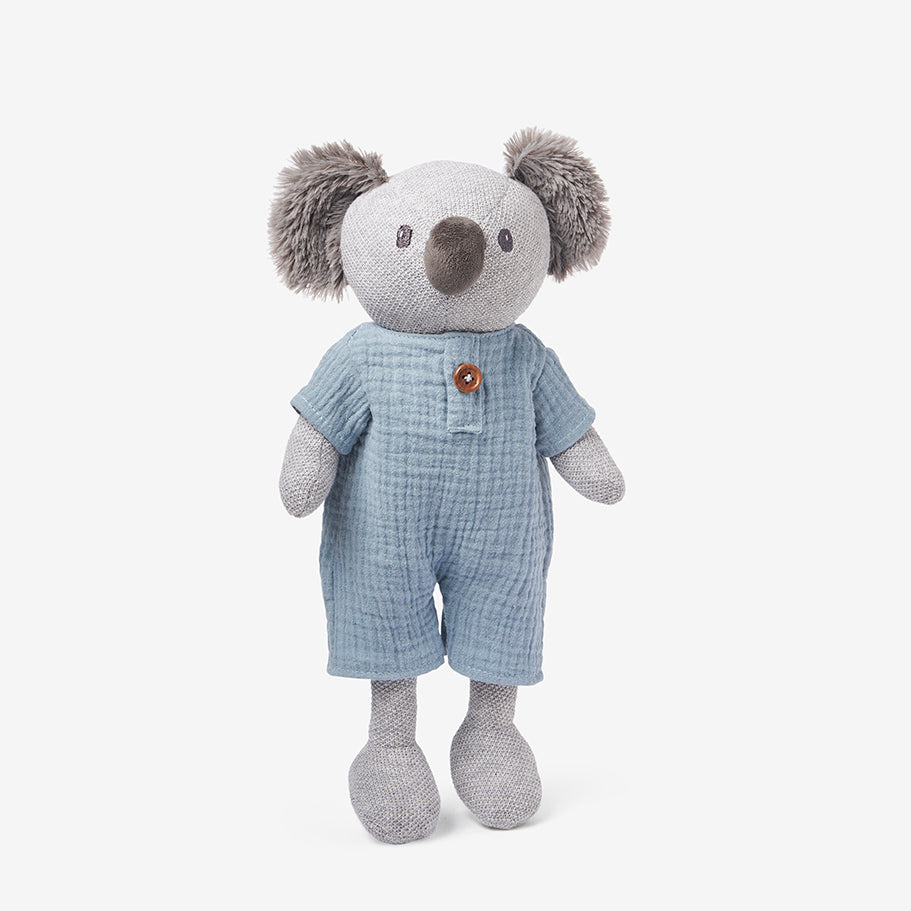 Unisex | 15" Joey Koala Baby Knit Toy | Blue