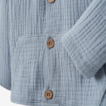 Boys | Ocean Adventure Organic Muslin Short & Hoodie Set | Blue
