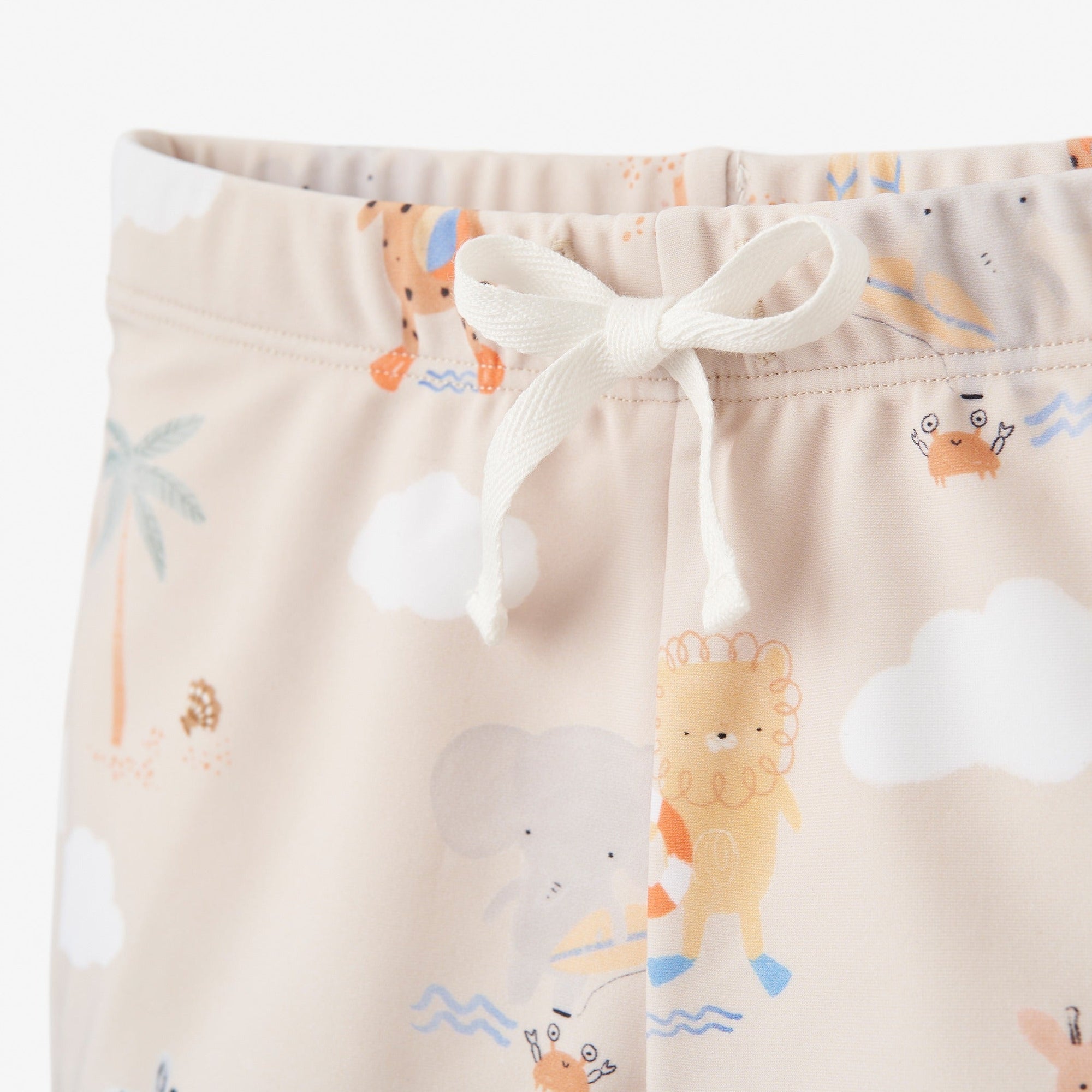 Boys | Seaside Safari Baby Swim Shorts | Wheat