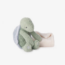 Unisex | Turtle Mini Huggie Plush Toy & Blanket | Green