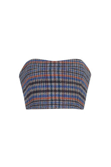 Elsa Top | Blue Sugar Almond Wool Combo