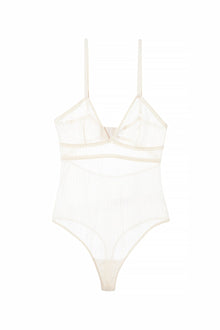 Honeycomb Soft Cup Bodysuit | Mastic