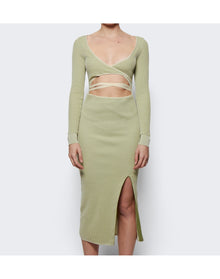 Ester Manas | Women | Peephole Knit Dress | Laurel