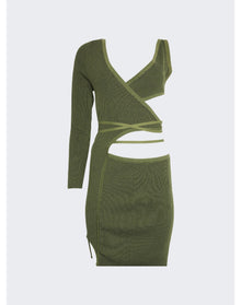 Ester Manas | Women | Short Asymmetric Wrap Knit | Forrest
