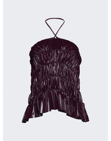 Ester Manas | Women | Wind-flower Mini Skirt | Burgundy