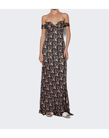 Etro | Women | Abito Long Dress | Brown