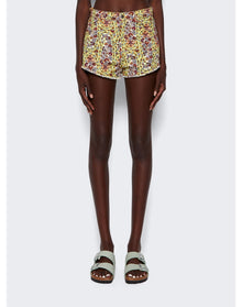 Etro | Women | Floral Denim Shorts | Verde