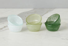 Glass Pinch Pots | Green Tones | Set of 6
