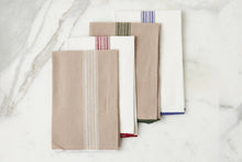 Dinner Napkins | Vintage Navy Blue Stripe | Set of 4