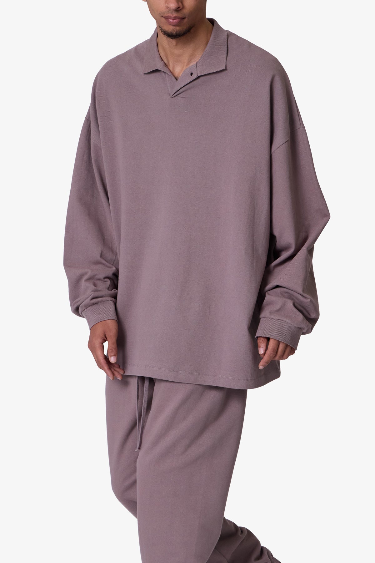 Every Day L/S Polo | Mauve