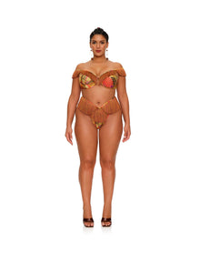 Eyo Bikini Top | Kola Print