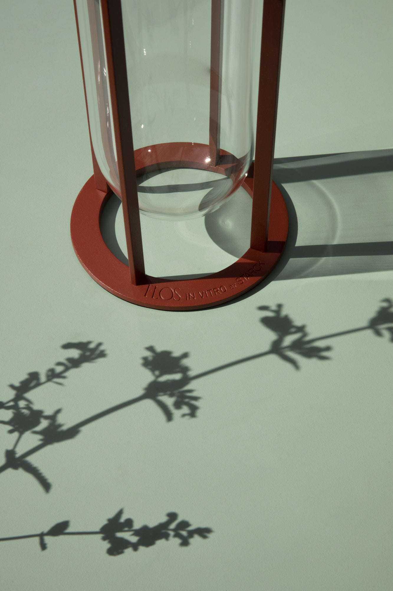 In Vitro Outdoor Bollard 1 H15.7" 3000K | Deep Brown