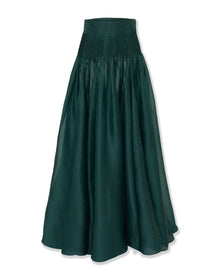 Pintucked Skirt