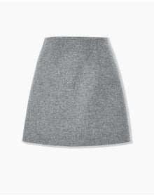 Mini Skirt | Melange Grey