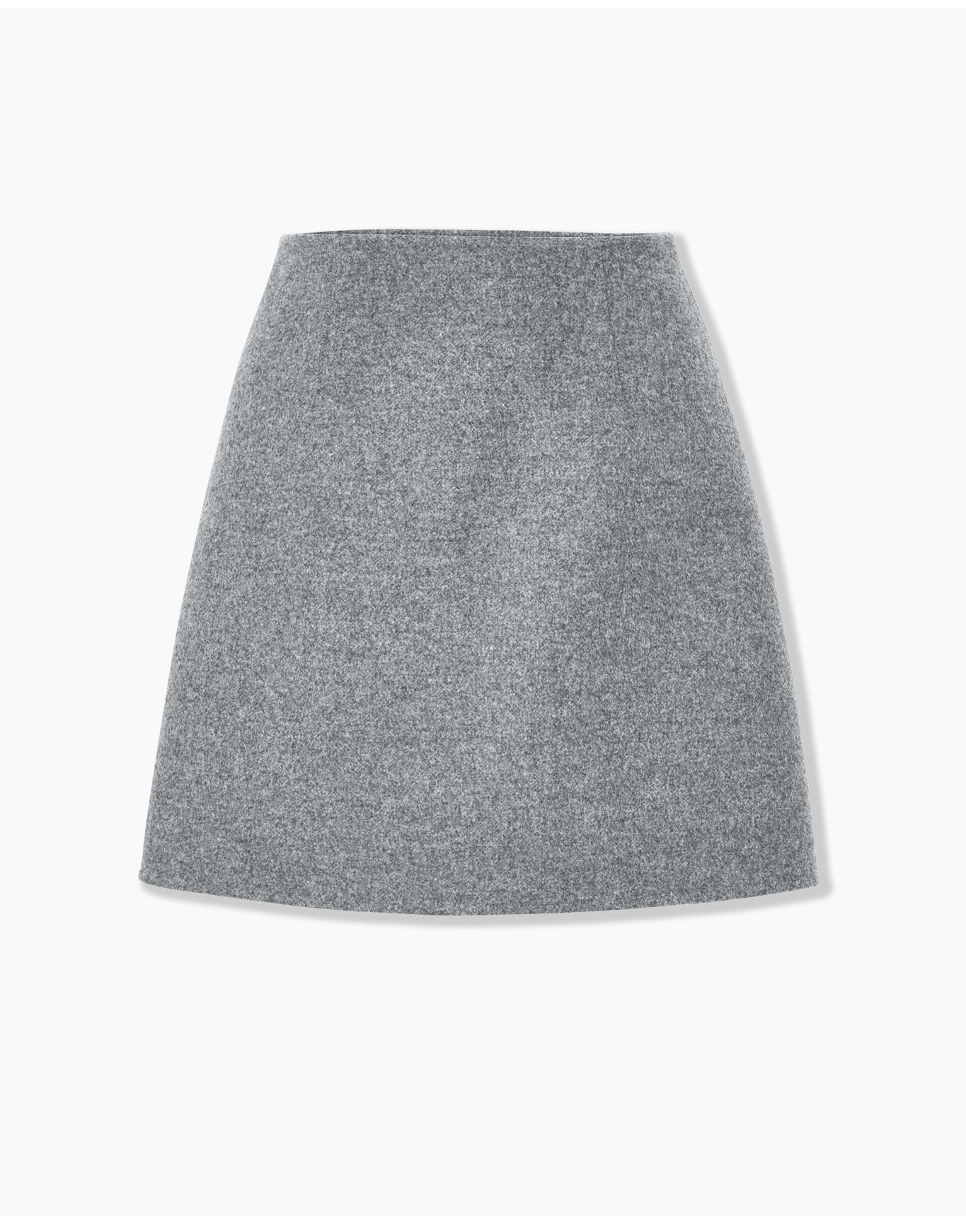 Mini Skirt | Melange Grey
