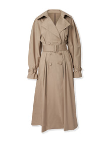 A-Line Trench Coat | Stone