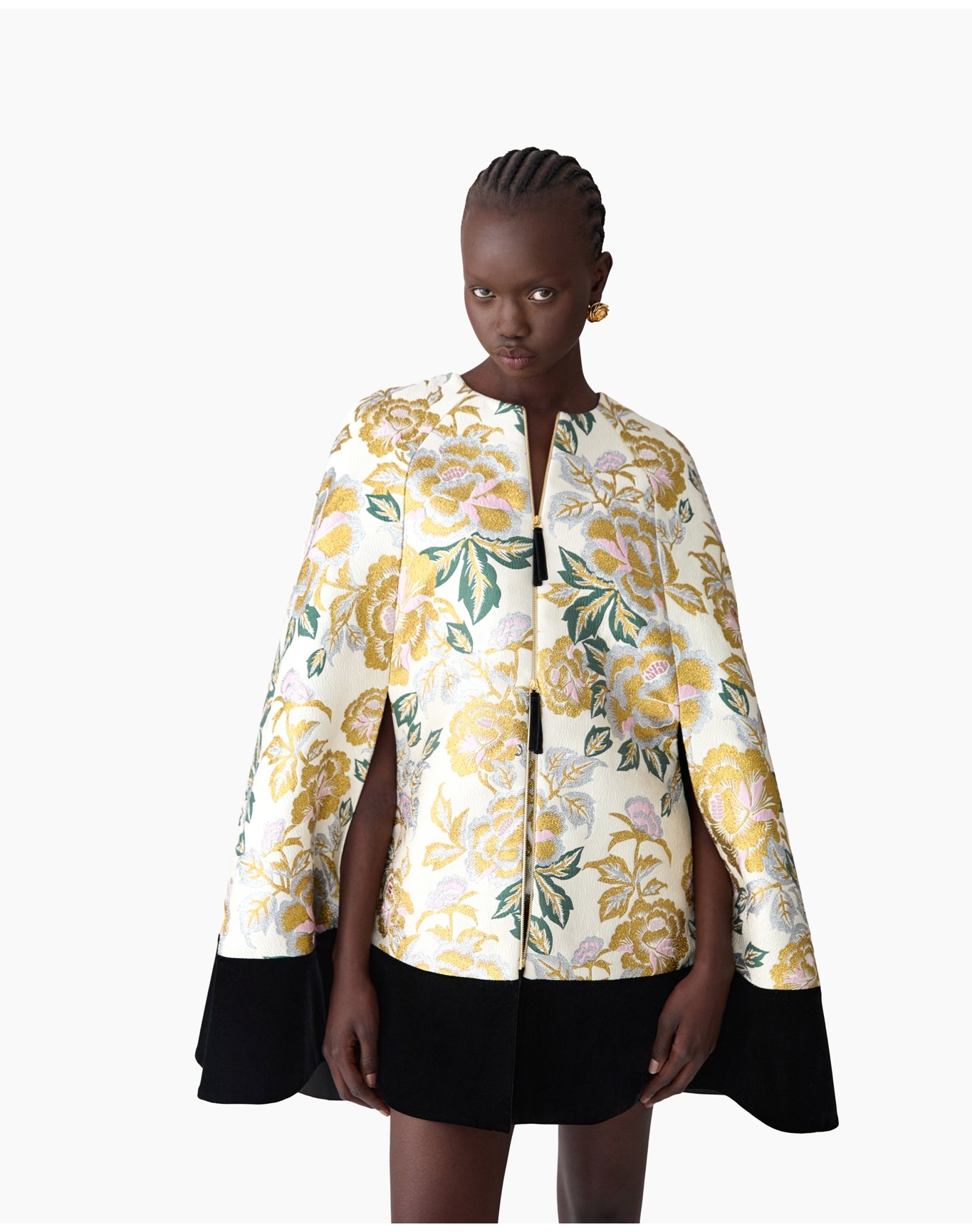Mini Cape | Ivory Multi