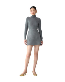 Mini Skirt | Melange Grey