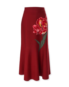 Flare Skirt | Garnet Multi