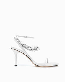 Trinket 90 Heel | White