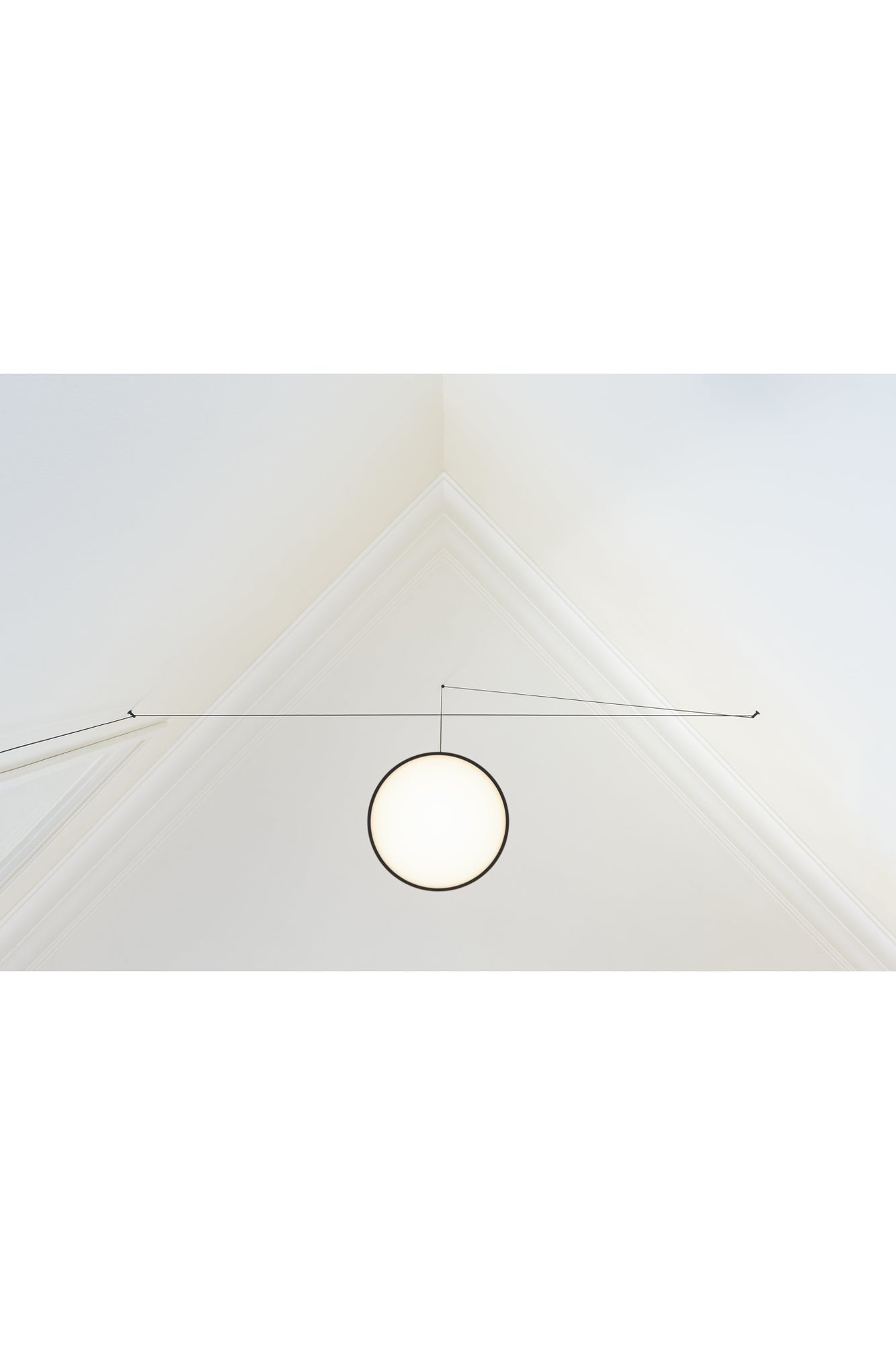 String Light Cone Suspension 12m | White