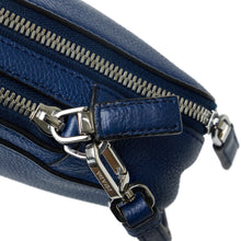 Prada | Pre-Owned Vitello Daino Clutch Bag | Blue