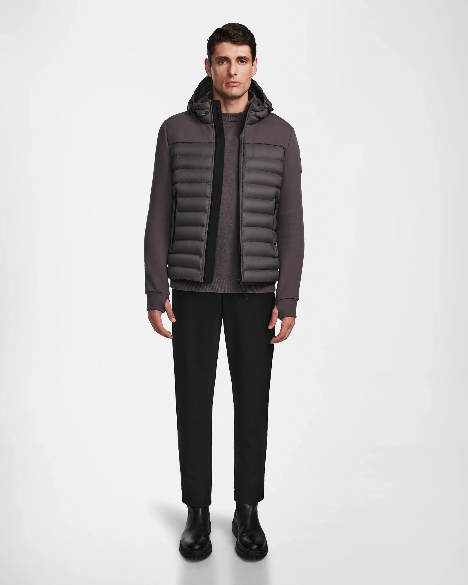 Men | Hybrid Lightweight Down Jacket Durin M M123515 | Grey