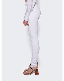 Ferragamo | Women | Compact Stretch Legging | Optic White
