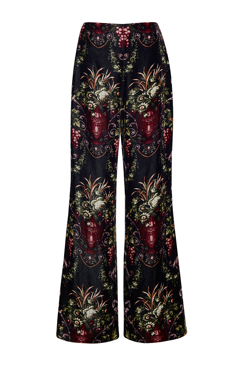 Firenze Pant | Black Fleur
