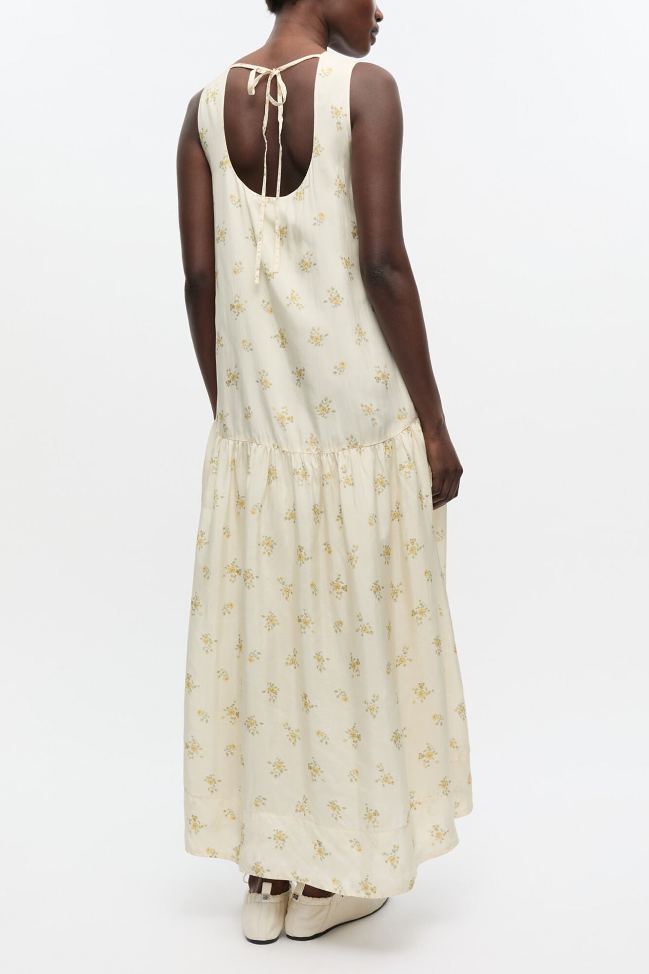 Floral Dress | Antique White