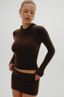Briar Mini Skort - Chocolate Brown