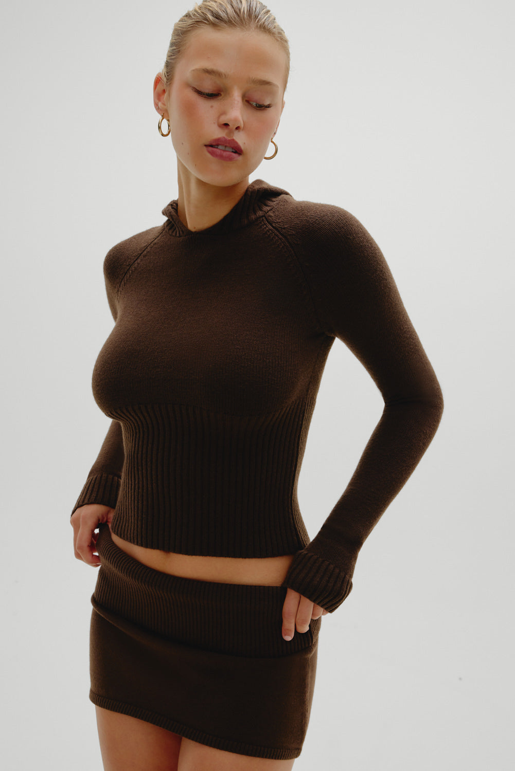 Briar Mini Skort - Chocolate Brown