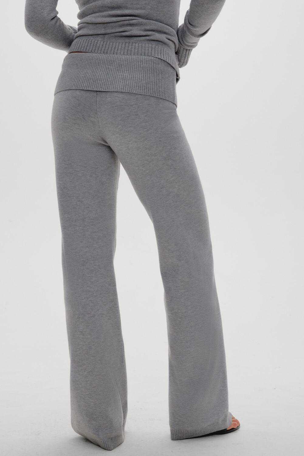 Dawson Knit Fold Over Pants - Cloud Cover