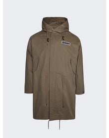 Fred Perry x Raf Simons | Men | Printed Parka | Almond