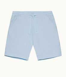 Frederick Tailored Fit Organic Cotton Sweat Shorts | Ice Blue