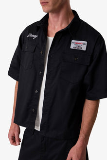 Front Pocket Work Shirt | Black