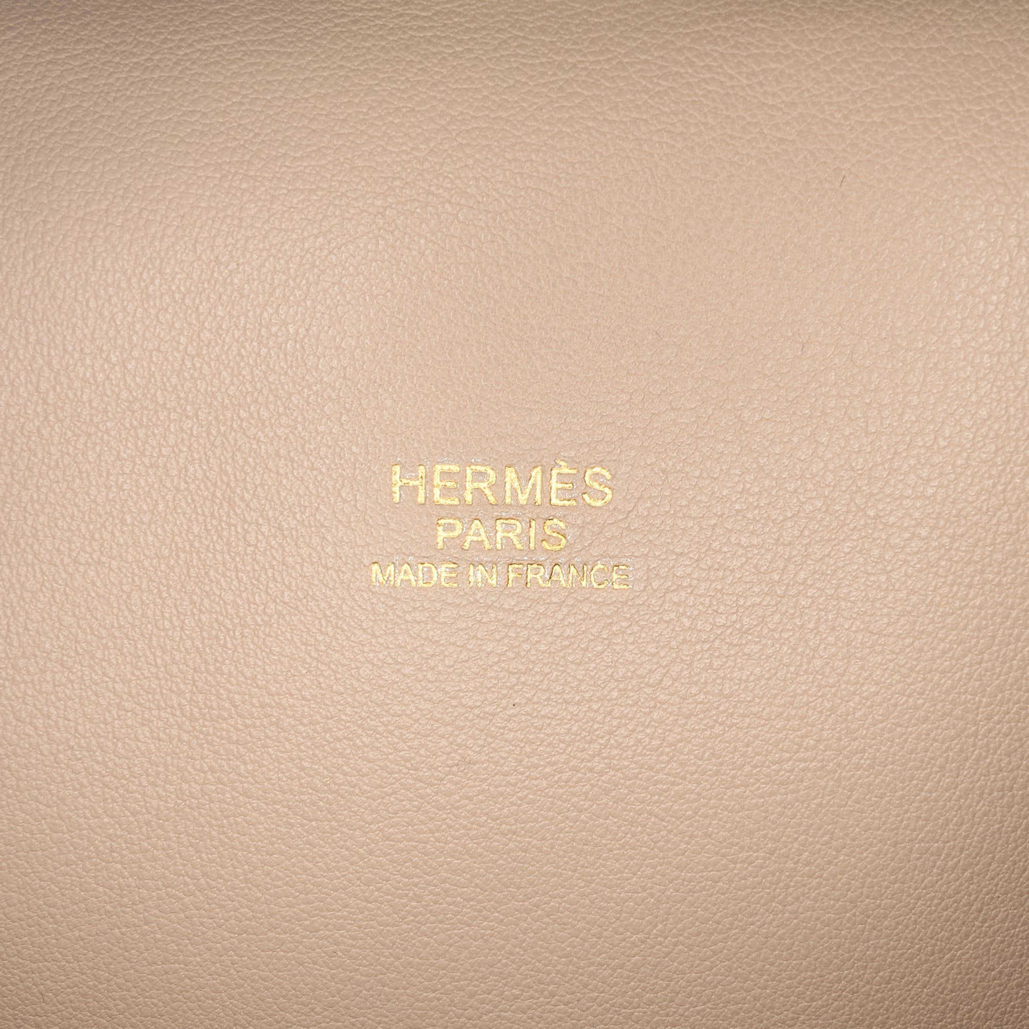 Hermes | Pre-Owned Veau Grizzly and Swift Toolbox 33 | Brown/Beige