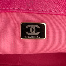 Chanel | Pre-Owned Small Quilted Caviar Chain Melody Flap | Pink/Dark Pink