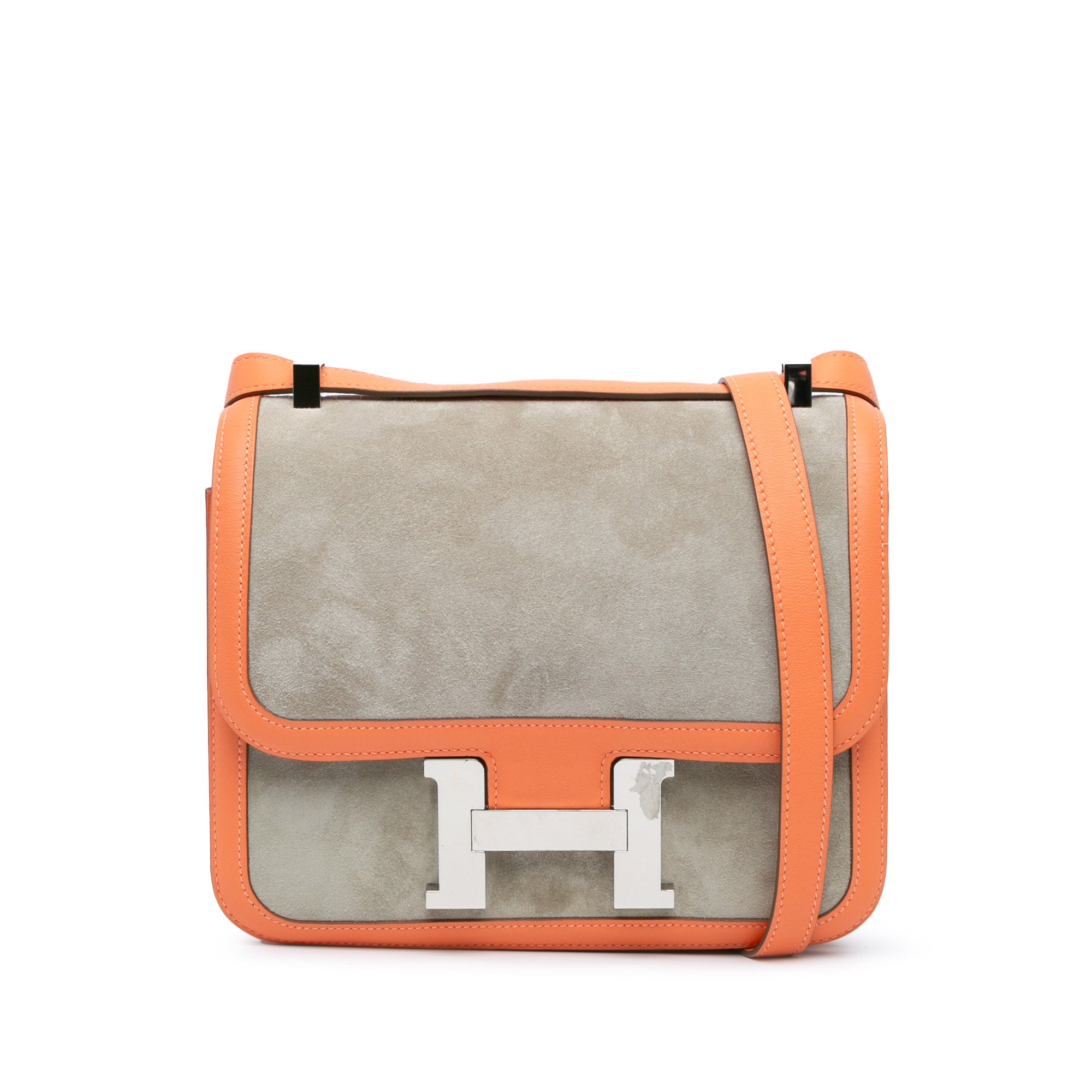 Hermes | Pre-Owned Doblis and Swift Constance 24 | Gray