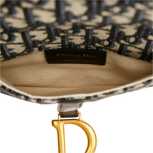 Dior | Pre-Owned Oblique Canvas Saddle Belt Bag - II | Blue