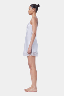 Silk Lace Chemise | Silver