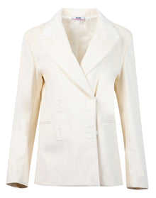 GCDS | Women | Alcantara Jacket | White