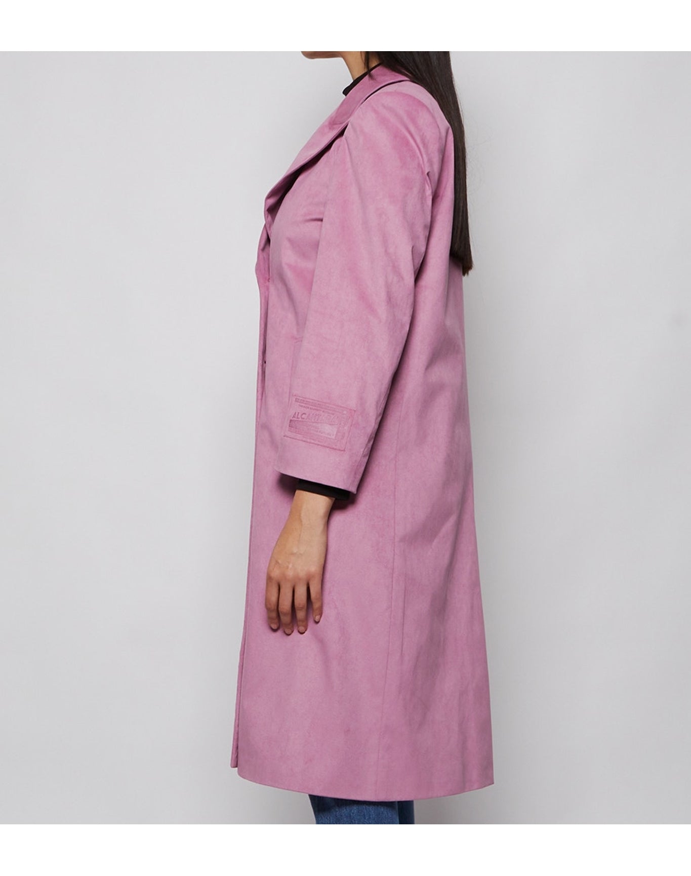 GCDS | Women | Man Fit Long Coat Lavender | Pink