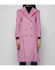 GCDS | Women | Man Fit Long Coat Lavender | Pink